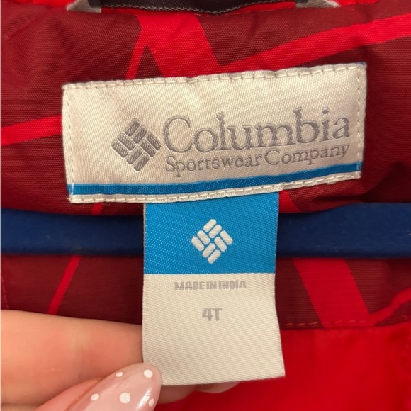 COLUMBIA Lightning Lift jacket, red snow/rain coat, Kids size 4 T - Picture 6 of 6
